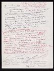 Handwritten draft of Democracy and poetry, page II-19